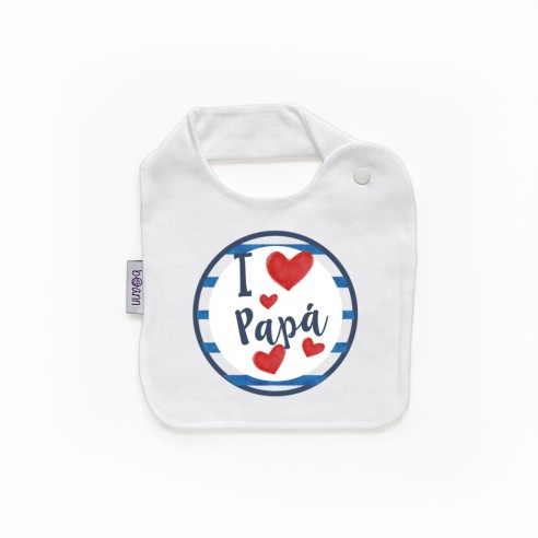 Babero con frase F2204