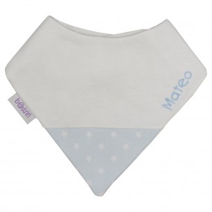 Quitababas bordada azul