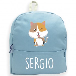 Mochila GATO rosa 02 2