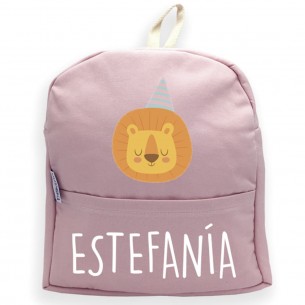 Mochila LEON rosa 02