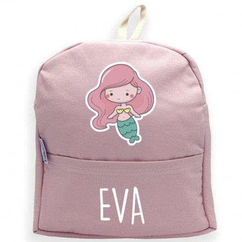Mochila SIRENA rosa 02