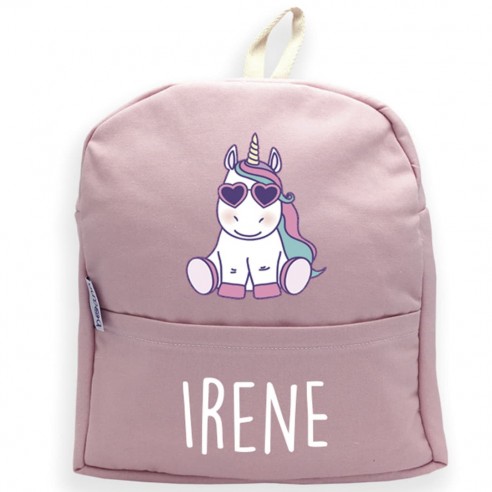 Mochila UNICORNIOGAFAS rosa 02