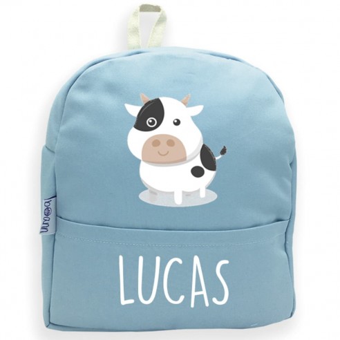 Mochila VACA azul 02