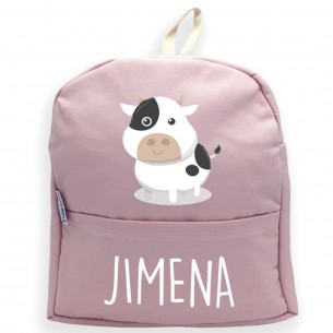 Mochila VACA rosa 02