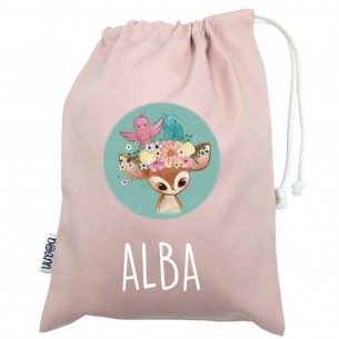 Talega mini con asas BAMBI azul 02 2