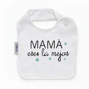 Babero con frase F107