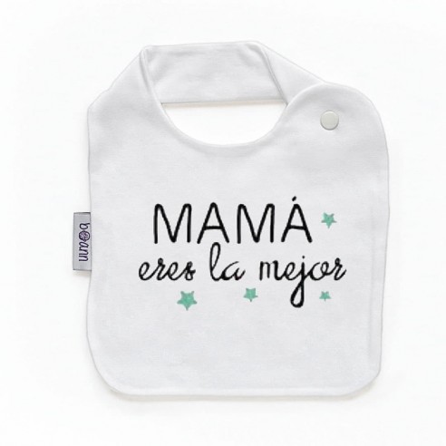 Babero con frase F107