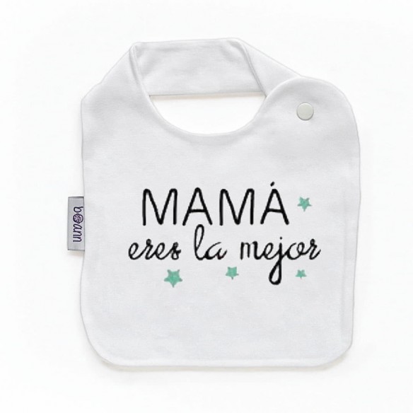 Babero con frase F107