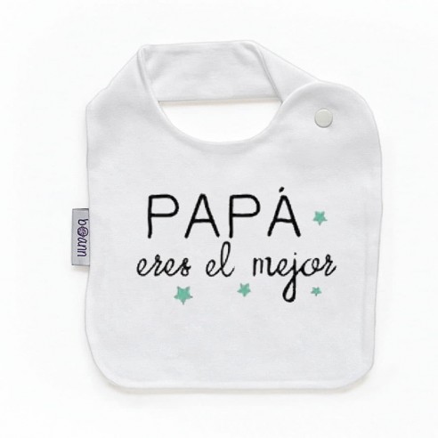 Babero con frase F108