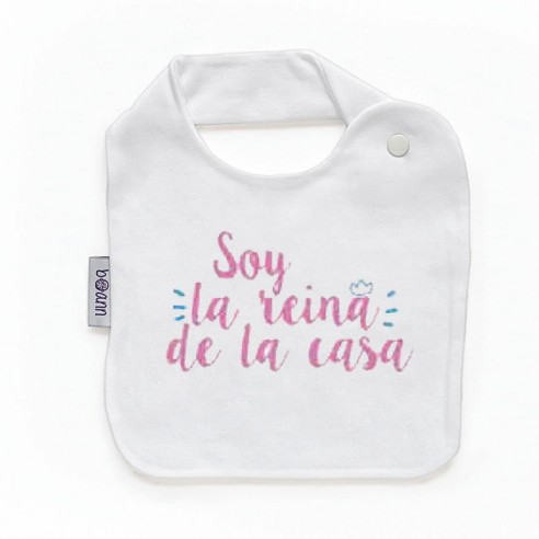 Babero con frase F109