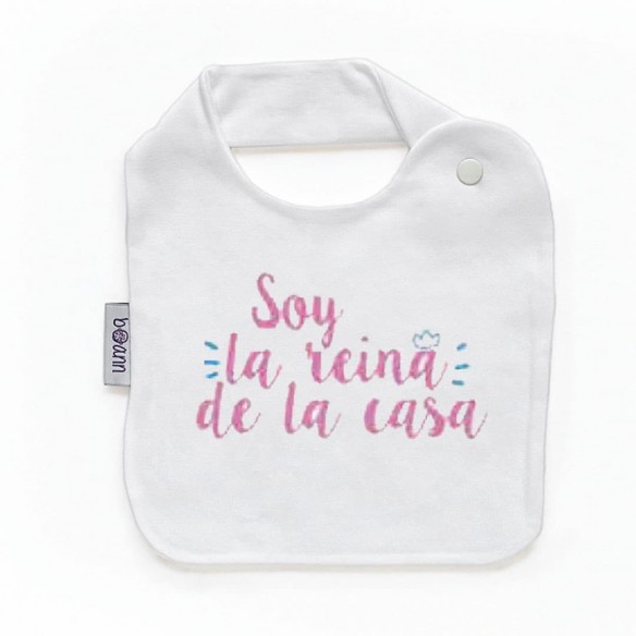 Babero con frase F109