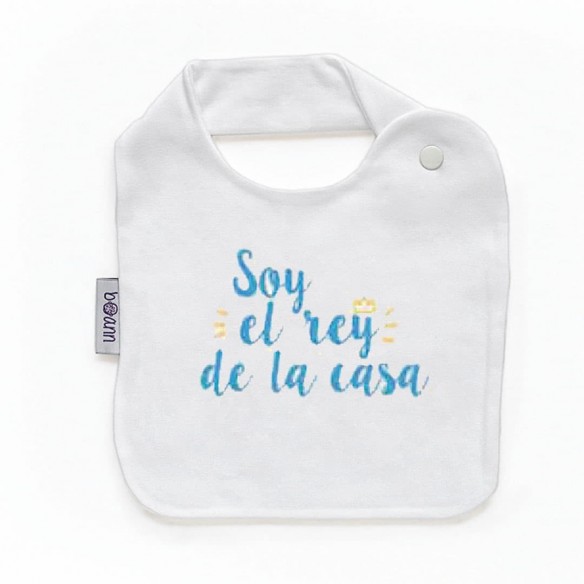 Babero con frase F110