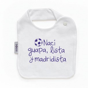 Babero con frase F126