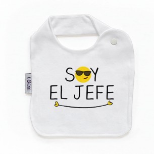 Babero con frase F135