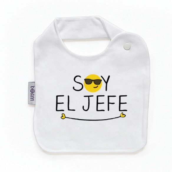 Babero con frase F135