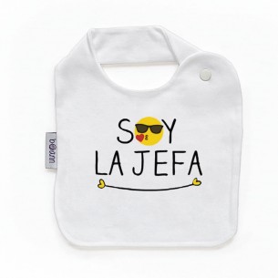 Babero con frase F136