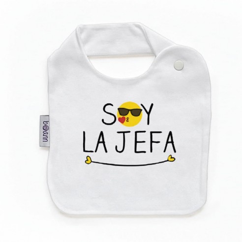 Babero con frase F136