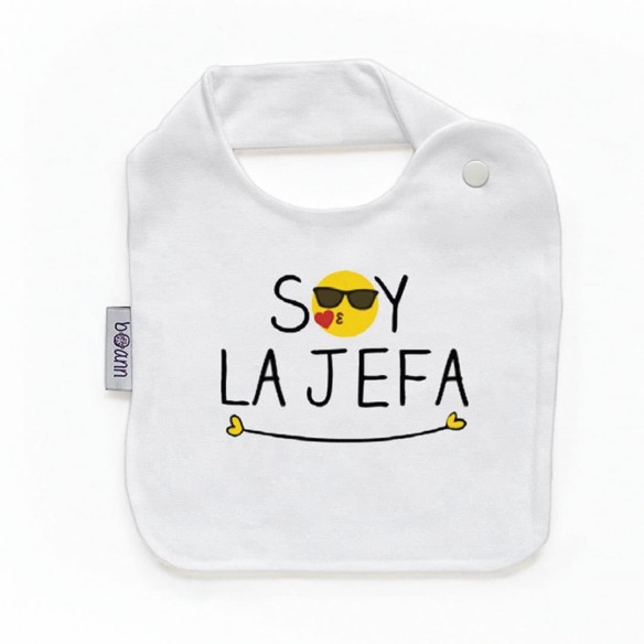 Babero con frase F136