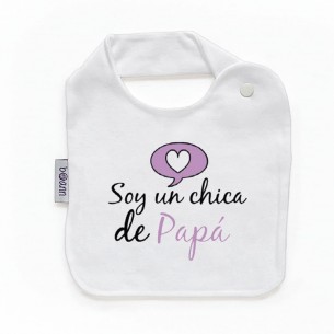 Babero con frase F142