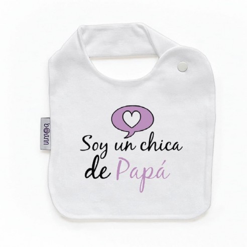 Babero con frase F142