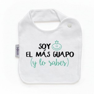 Babero con frase F144