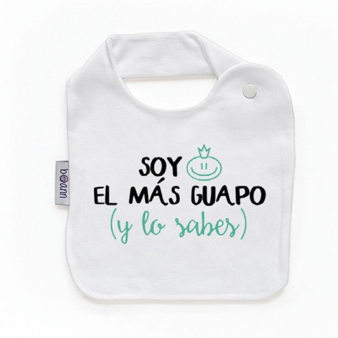 Babero con frase F144