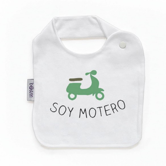 Babero con frase F154