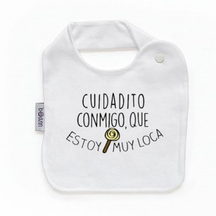 Babero con frase F213