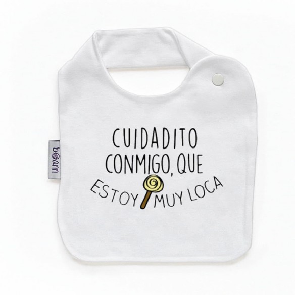 Babero con frase F213