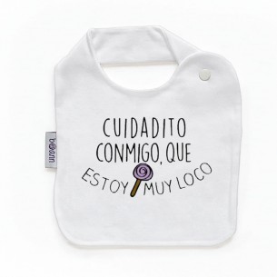 Babero con frase F155