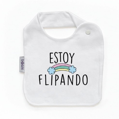 Babero con frase F217