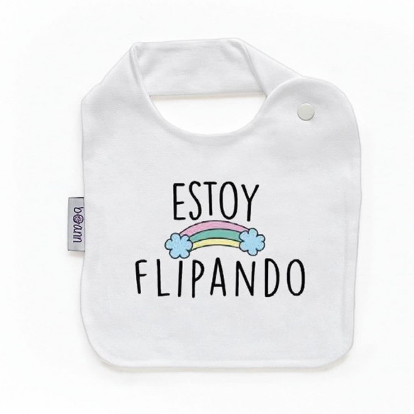 Babero con frase F217