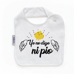 Babero con frase F202