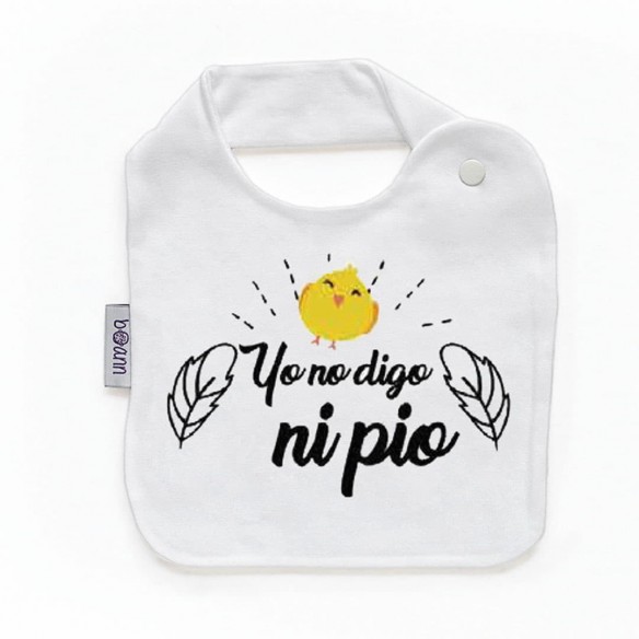 Babero con frase F202