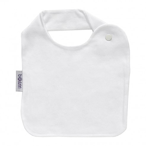 Babero blanco sin frase