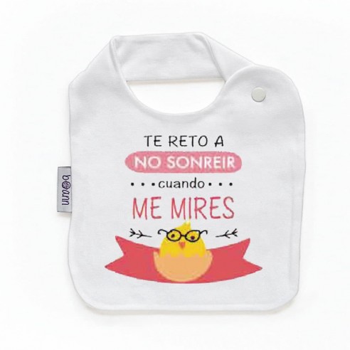 Babero con frase F203