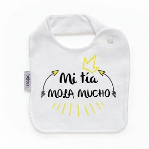 Babero con frase F204