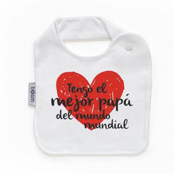 Babero con frase F209