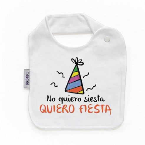 Babero con frase F215