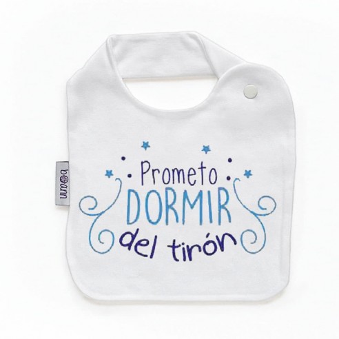 Babero con frase F218