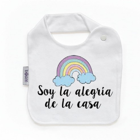 Babero con frase F219