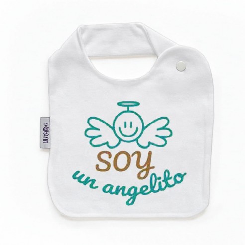 Babero con frase F220