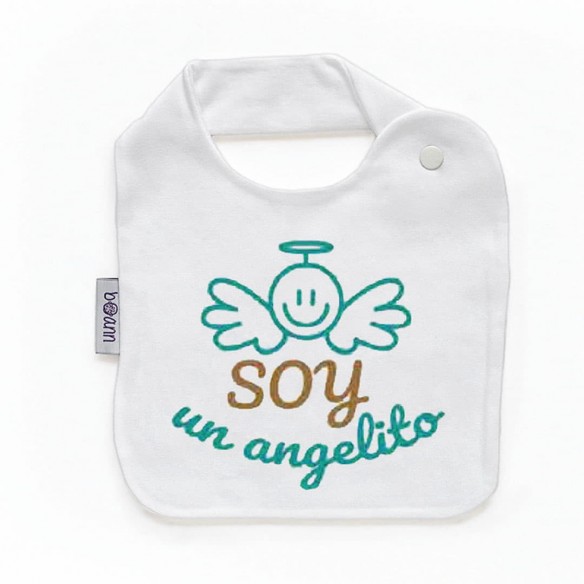 Babero con frase F220