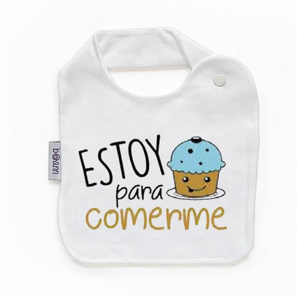 Babero con frase F222