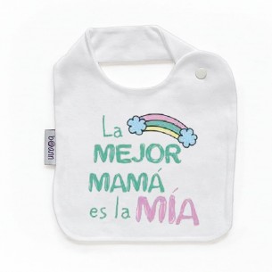 Babero con frase F224