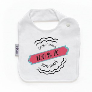 Babero con frase F225