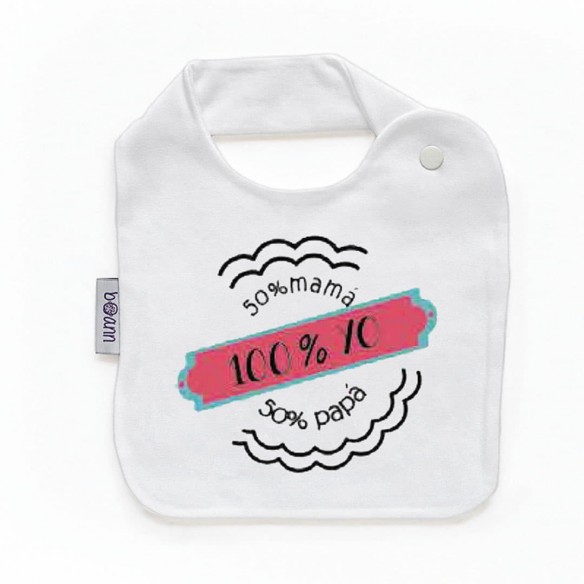 Babero con frase F225