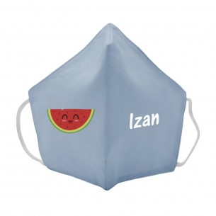 Mascarilla de tela SANDIA azul 02