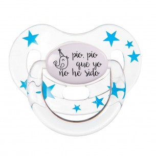 Chupete F140 Fucsia/Transparente con Estrellas 2