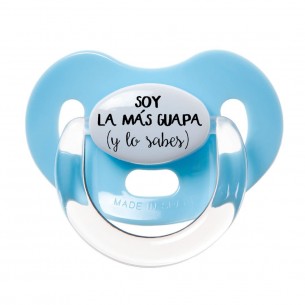 Chupete F145 Rosa/Transparente con Estrellas 2